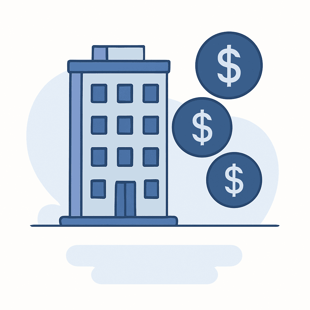 Depósito da receita total ao condomínio illustration